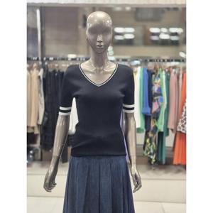 제시뉴욕 세이브존04 라인 포인트 브이넥 골지 니트 AF25NSKO5810A