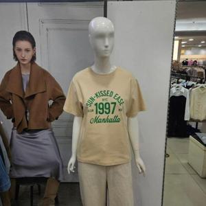 Ab.f.z DP01 레터링라운드넥티셔츠 AFA2HK32