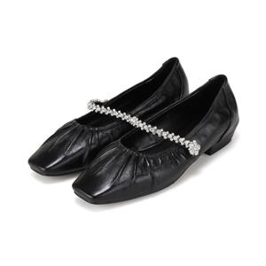 [바바라] 바바라 양가죽 셔링 메리제인 플랫 BBJ119BK 113692