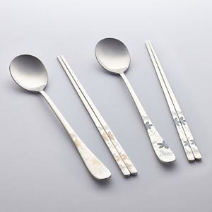 [골든벨]로이스 컬러 레이저 부부수저 세트