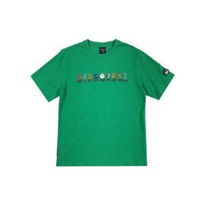 디스커버리  공용 메인크루 타이포 그래픽 티셔츠 DXRS7C043-GNN