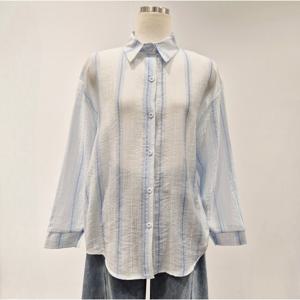 [비지트인뉴욕]파스텔 스트라이프 셔츠 VC3LS63