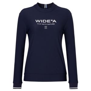 [와이드앵글]여성 TO 앞판 프린트 모크넥 티셔츠 L(WWP25212N4)