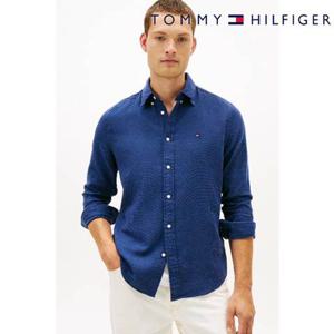 [타미힐피거 남성] 도비 스트럭쳐 셔츠 (T12G0WSH012MT1_DCC) T12G0WSH012MT1