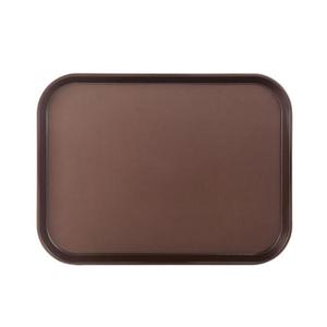 까페 논슬립 쟁반 직사각형 대 브라운