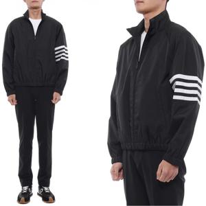 [톰브라운] 26SS 남성 사선 스트라이프 트랙 재킷 (MJU583C F1095 001 26S)