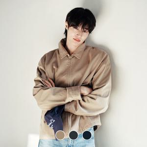 [지오다노/본사] 076501 변우석 코튼 트윌 풀집 자켓
