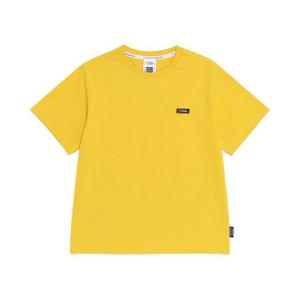 [내셔널지오그래픽키즈]K262UTS960 냉감 변형로고 그래픽 반팔 티셔츠 MUSTARD