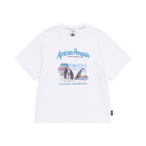 [내셔널지오그래픽키즈]K262UTS950 여행 그래픽 반팔 티셔츠 WHITE