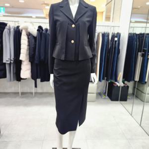 [KL]레이샤 셋업 스커트 KMWSKQB440_DG