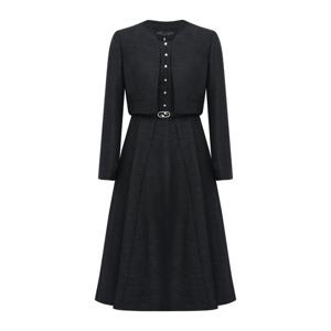 [린]트위드 자켓 레이어드 원피스(LCOPPK3100/블랙)_DG