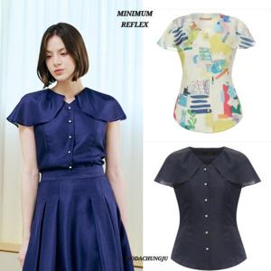 [미니멈]MD 시스루 캡 블라우스  MD MYBAWB4130_CJ