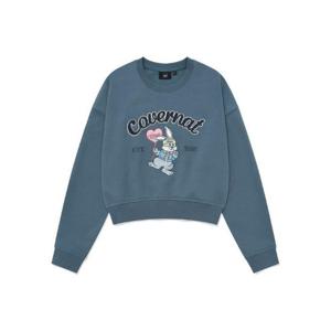 [커버낫]커버낫긴팔티 JQS CO2403CR73-DB 우먼 크롭 클로버니 자