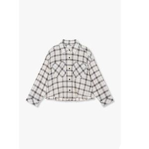[톰보이]체크 패턴 크롭 셔츠9176221982
