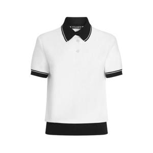 돌체앤가바나 로고 자수 폴로 탑 F8V33ZGDDMH