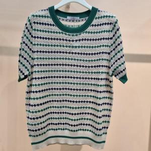 라티움 HC34 신축성좋은스트라이프배색캔디소다여름니트 T2623sw04