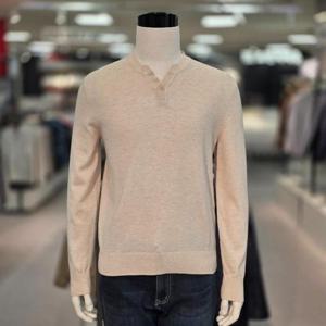 트레몰로 HC05 남성 트레몰로 헨리넥 아이보리 니트 티 TRNBR4Z338441