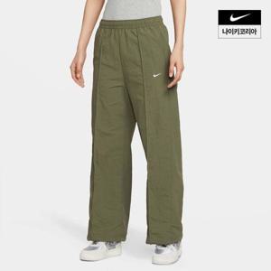 나이키 여성 에브리씽 우븐 미드라이즈 오픈 헴 팬츠 FQ3589-222 386830