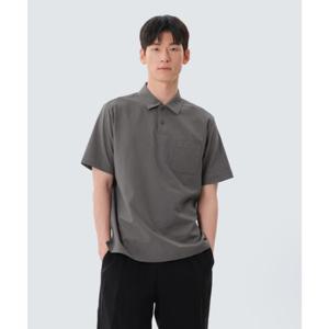 스노우피크 SNOWPEAK APPAREL 클래식 우븐 반팔 폴로 티셔츠 (S25MMTPS16) Dark Khaki S25MMTPS16DK 337705