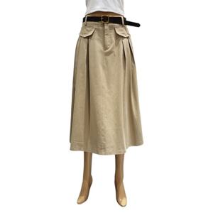 [반에이크]턱벨티드 플레어 스커트 VB62SKM304A