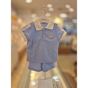 아가방 세이브존03 아가방 밀로 심플리 반팔 4부 상하세트 AQ01S333002A