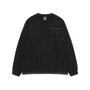 내셔널지오그래픽 NATIONALGEOGRAPHIC N261MSW900 [NRN] 리드 세미오버핏 포켓 맨투맨 BLACK N261MSW900099 328322