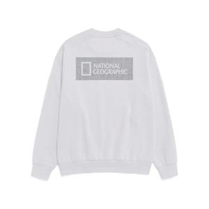 내셔널지오그래픽 NATIONALGEOGRAPHIC N261USW810 블루핀 로고 세미오버핏 맨투맨 URBAN ICE N261USW810467 328343