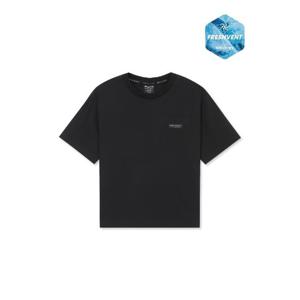 디스커버리키즈반팔티 AQS DKTR73053-BKS 키즈 프레시벤트 경량 우븐 에센셜 트레이닝 반팔티셔츠