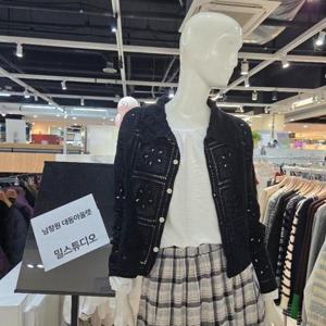 밀스튜디오 DP02 뜨개질느낌의 카라단추가디건 LS4CDS101