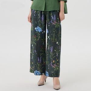 [비꼴리끄(여성)]린넨 프린트 아웃포켓 팬츠 B262WS2010