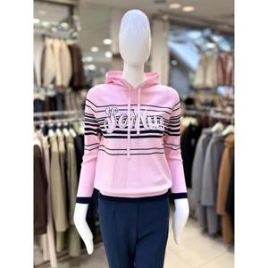 조이너스 세이브존01 진주장식 레터링 후드넥 니트 JAEU3WSL120