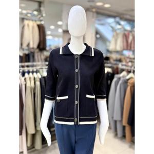 조이너스 세이브존01 카라넥 배색 가디건 JAEU4WSC200