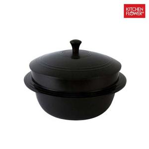 키친플라워 한상 인덕션 가마솥 냄비2 20cm 가마솥