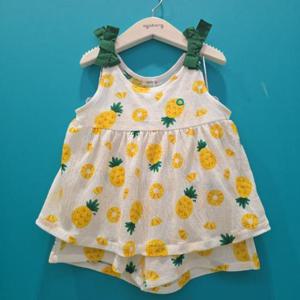 아가방 CB01 OD) 파인애플 끈나시 상하 01T353052