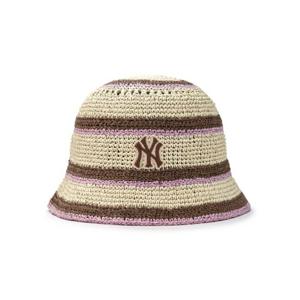 MLB모자 GQC 3AHTV0153-50SAL 스트라이프 썸머 햇 뉴욕양키스