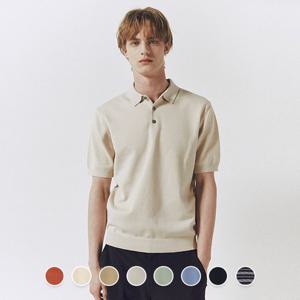 [지오다노]남자 반팔티 카라/폴로넥 저지 무지 기본 니트 스웨터 056510