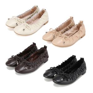 [백화점]바바라 여성 소가죽 셔링 플랫 4종 택1 BQJ127