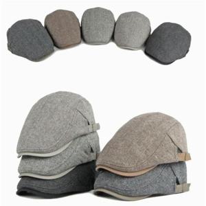 남자헌팅캡 중년신사 헌팅캡 기모안감 겨울 골프모자 신사모자