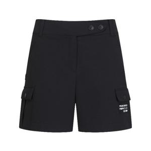 파리게이츠골프반바지 NQC 521D2PS705_BK 여성 백 스트랩 플랩 포켓 쇼츠