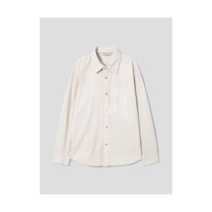 에잇세컨즈 8SECONDS 헤비 트윌 가먼트 다잉 오버핏 셔츠 아이보리 424964LY10 405543