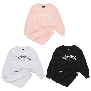 NM5MR58 노스페이스키즈 걸즈 앨리슨 스웻 세트