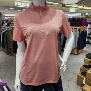 레드페이스 HC28 에어리멜란하프우먼짚티셔츠 REWFTSM24051