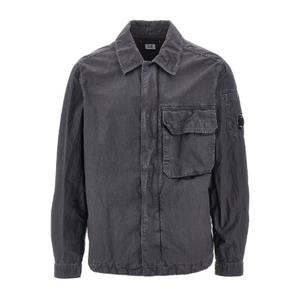 CP컴퍼니 렌즈 패치 체스트 포켓 셔츠 재킷 20CMOS160A 110543D