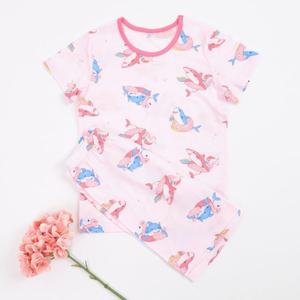 [오가닉맘]오가닉맘 핑크샤크반소아동내의(MJML2K01)