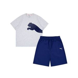푸마 KIDS 빅 캣 반팔티 세트_PK62OS306 5009907048 407192