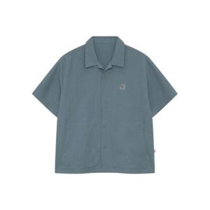 노르디스크 NORDISK 휘게 프리미엄 포켓 반팔 셔츠 - M_SMOKEY BLUE OMM26401SQ 407477