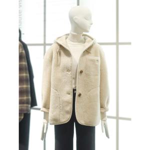 [쥬크] 후드 덤블 무스탕 점퍼(Z254PSF653) Z254PSF653