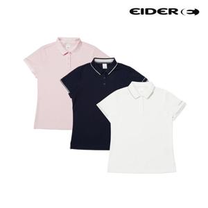 아이더 [택가 99,000원] 여성 에센셜 벤트   반팔폴로 티셔츠 DWM24210