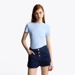 [공식][타미진스] 스트레치 립 티셔츠 (T32F1TTO08TWT1C3Q)