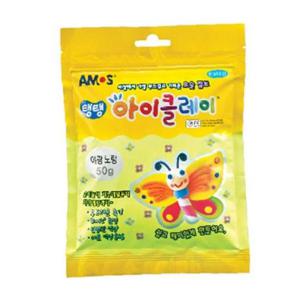 아모스 탱탱 아이클레이 50g팩-야광노랑(8567)